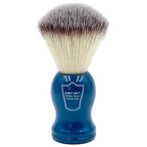 Mission Style Wood Shave Stand for Razor and Brush Walnut Finish