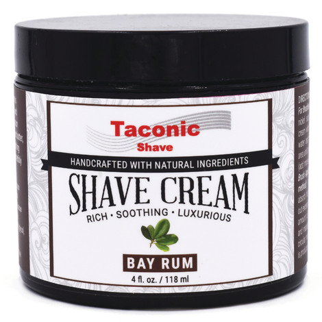 Five Indie Men's Grooming Brands You Need to Know - Taconic Shave's Bay Rum Shave Cream Review
