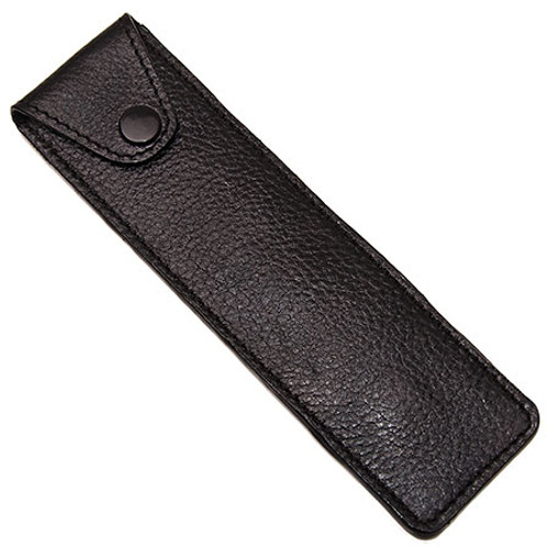 Genuine Leather Protective/Travel Case for Straight, Shavette and Barber Razors - Felt Lined