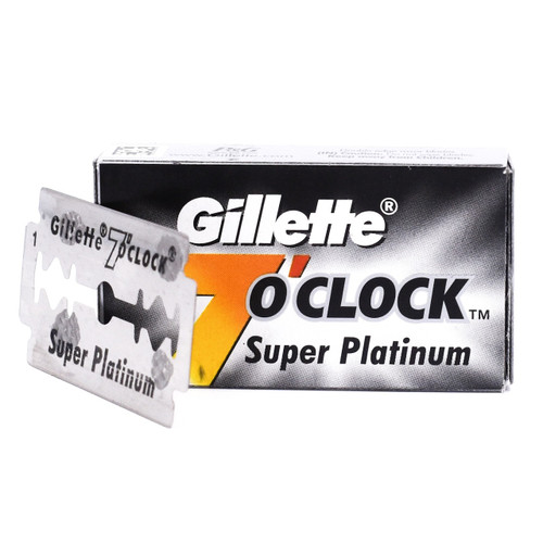 Gillette 7 O'Clock Super Platinum- 7 Count