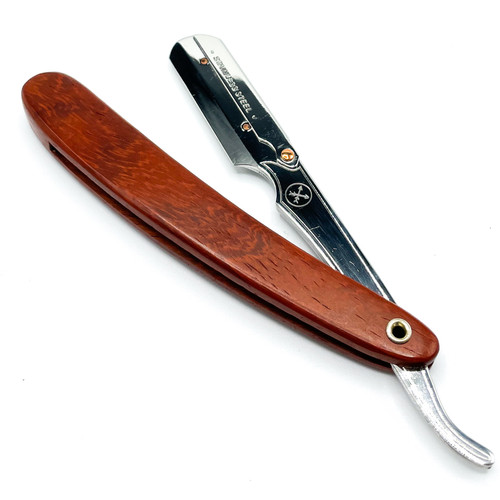 Parker SRRW Rosewood Clip Type Straight Barber Razor