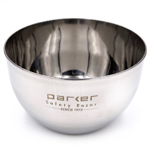 Parker Polished Stainless Steel Shaving Bowl