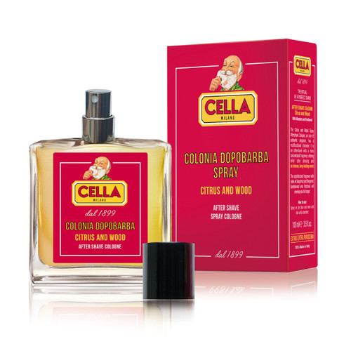 Cella Milano Aftershave Spray Cologne with packaging