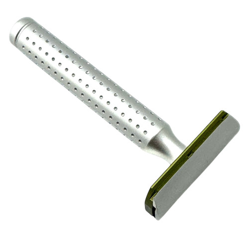 Parker AeroShave Aluminum Safety Razor- Long Handle