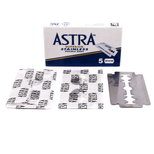 Astra Superior Stainless Double Edge Safety Razor Blades