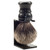 Parker Safety Razor 100% Pure Badger Bristle Shaving Brush with Ebony Handle & Free Stand