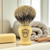 Parker Safety Razor 100% Pure Badger Bristle "Classic" Ivory Handle Shaving Brush with Free Brush Stand
