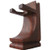 Mission Style Wood Shave Stand for Razor and Brush - Walnut Finish