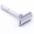  Parker 70C White and Chrome Open Comb Safety Razor right