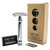 Parker 99R safety razor with 5 blades and packaging