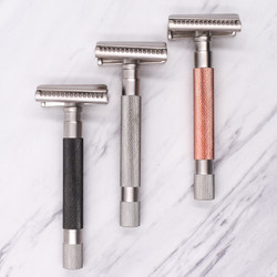 Parker's  New Launch 55SL Semi Slant Safety Razor - great for sensitive skin & coarse hair