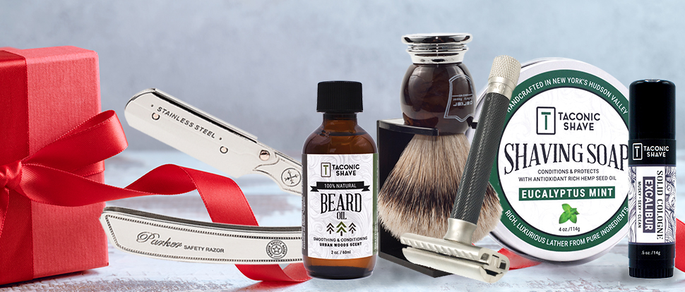 Luxury Safety Razor Shaving Kit - Includes Double Edge Safety Razor, Stand, Bowl, After-Shave Balm, Pre-Shave Oil, Badger Brush