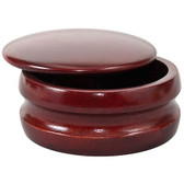 Genuine Dark Mango Wood Shaving Soap Bowl - High Lustre Finish