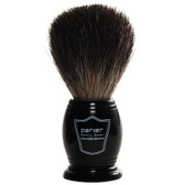 Parker Safety Razor 100% Black Badger Bristle Shaving Brush with Ebony Handle