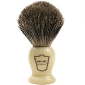 Parker Safety Razor 100% Pure Badger Bristle "Classic" Ivory Handle Shaving Brush