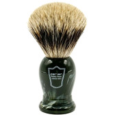 Parker Safety Razor KING SIZE 100% Pure Badger Bristle Shaving Brush with Marbled Handle