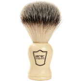 Parker White Handle Vegan Shaving Brush