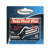 Personna Twin Pivot Plus Cartridges- 10 Count