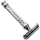 66R Heavyweight Chrome Butterfly Open Razor