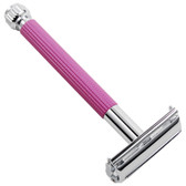 29L- Lavender Women's Long Handle Butterfly Open Razor