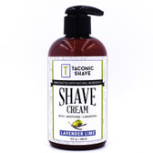 Taconic Lavender Lime Shave Cream in 8 oz. Pump Bottle