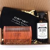  Beard Care Gift Set w/ Taconic Beard Oil & Parker Rosewood Beard Comb