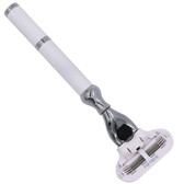 Parker Deluxe Venus Compatible Women's White Metal Razor