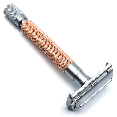 Best Razor for Men: Parker 74R Rose Gold Chrome Safety Razor