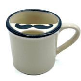 Mustache guard mug handmade in the USA