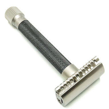 Parker Variant Adjustable Safety Razor Open Comb - Graphite