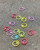 Swirl Split Ring Stitch Markers (15 markers per package)