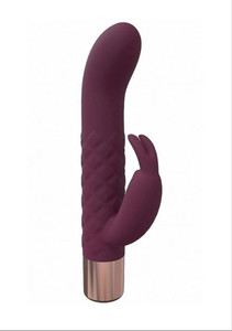 Loveline Devotion 10 Speed Mini-rabbit Silicone Rechargeable Waterproof Burgundy