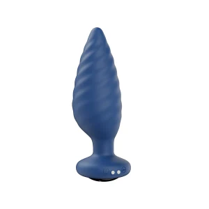 Noah App-Controlled Rotating Butt Plug - Navy Blue