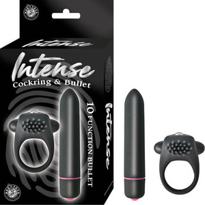 INTENSE COCKRING & BULLET-BLAC K 