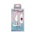 Silver Anchor Buttplug Kit - Clear Iridescent/pink