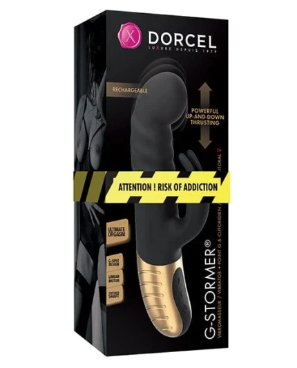 Dorcel G-Stormer — Thrusting G-Spot Rabbit | Black Gold