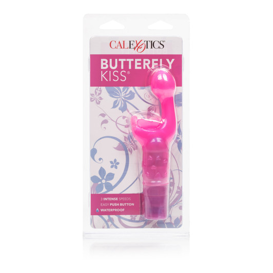 CalExotics Original Butterfly Kiss — Dual Flutter Vibrator | Pink