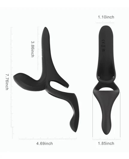Honey Play Box Pleasure Pivot — App-Controlled Couples Vibrator | Black