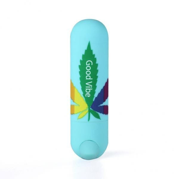 Maia Jessi 420 — Super Charged Mini Bullet | Teal Hemp Print