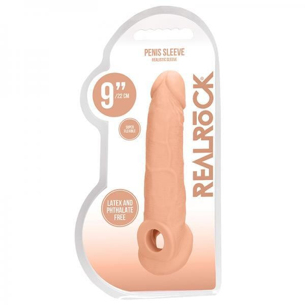 Real Rock — Penis Extender with Rings | 9" Vanilla
