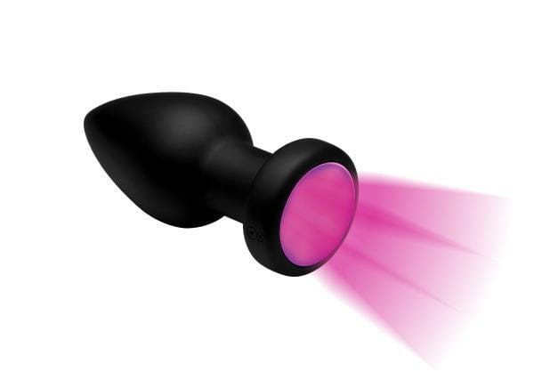 XR Booty Sparks — Vibrating LED Plug | Small Black