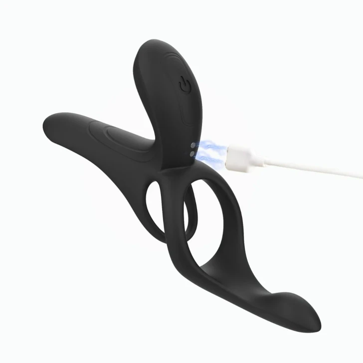 Honey Play Box Pleasure Pivot — App-Controlled Couples Vibrator | Black