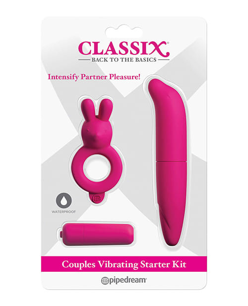 Classix — Couples Vibrating Starter Kit | Pink