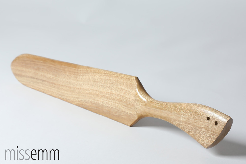 Unique BDSM Toys | Camphor Laurel Sword Paddle | By Australian kink artisan Miss Emm