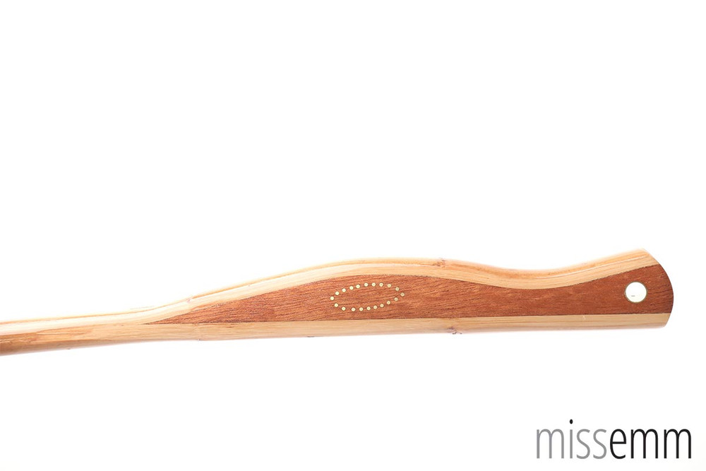 BDSM discipline cane | Rattan and Australian Red Cedar | by Australian fetish artisan Miss Emm