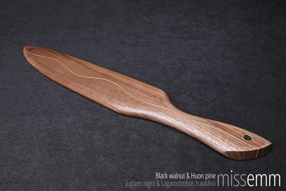 BDSM Fetish Toy | Black walnut spanking paddle | by Sydney kink artisan Miss Emm