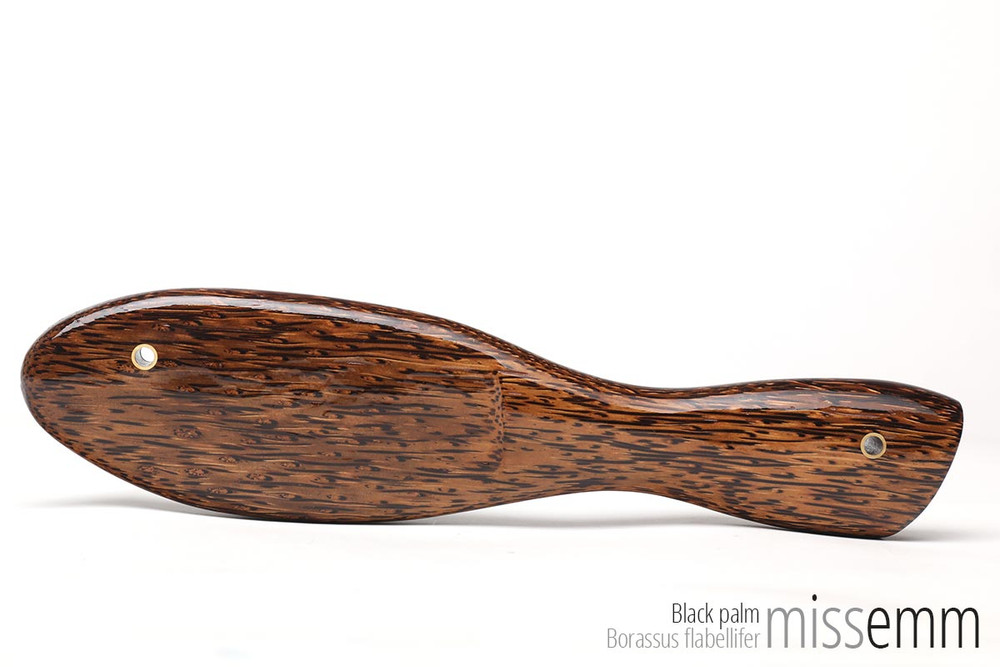 OTK spanking paddle | Black palm | By Sydney fetish artisan toy maker Miss Emm 