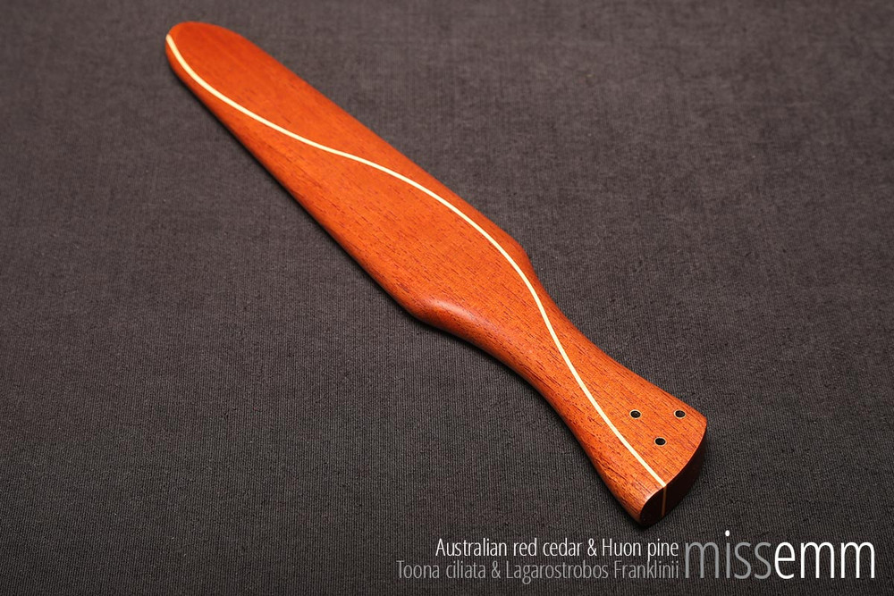 Unique spanking toys | Wooden paddle | Created by fetish artisan Miss Emm