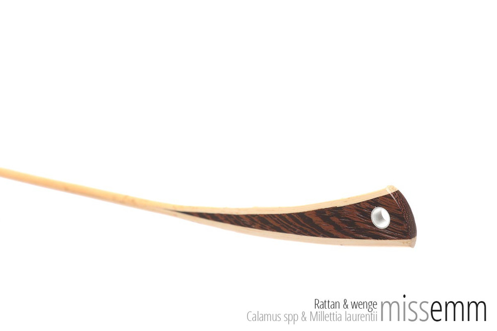 BDSM impact toys | Thin whippy cane | By Australian fetish artisan Miss Emm | This little cane has a 7mm rattan shaft with plenty of whippiness. It'll make a nice high pitched sound through the air and create a short sharp sting in the tail.