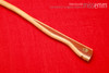 Handmade bdsm toys | Rattan cane | By kink artisan Miss Emm | The cane shaft is rattan cane and the handle has been handcrafted from jarrah with brass details.